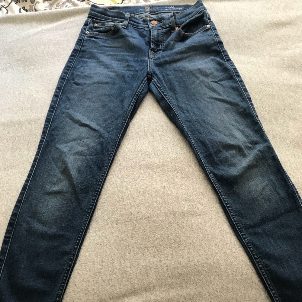7 for all mankind Ankle Gwenevere Raw Hem Skinny